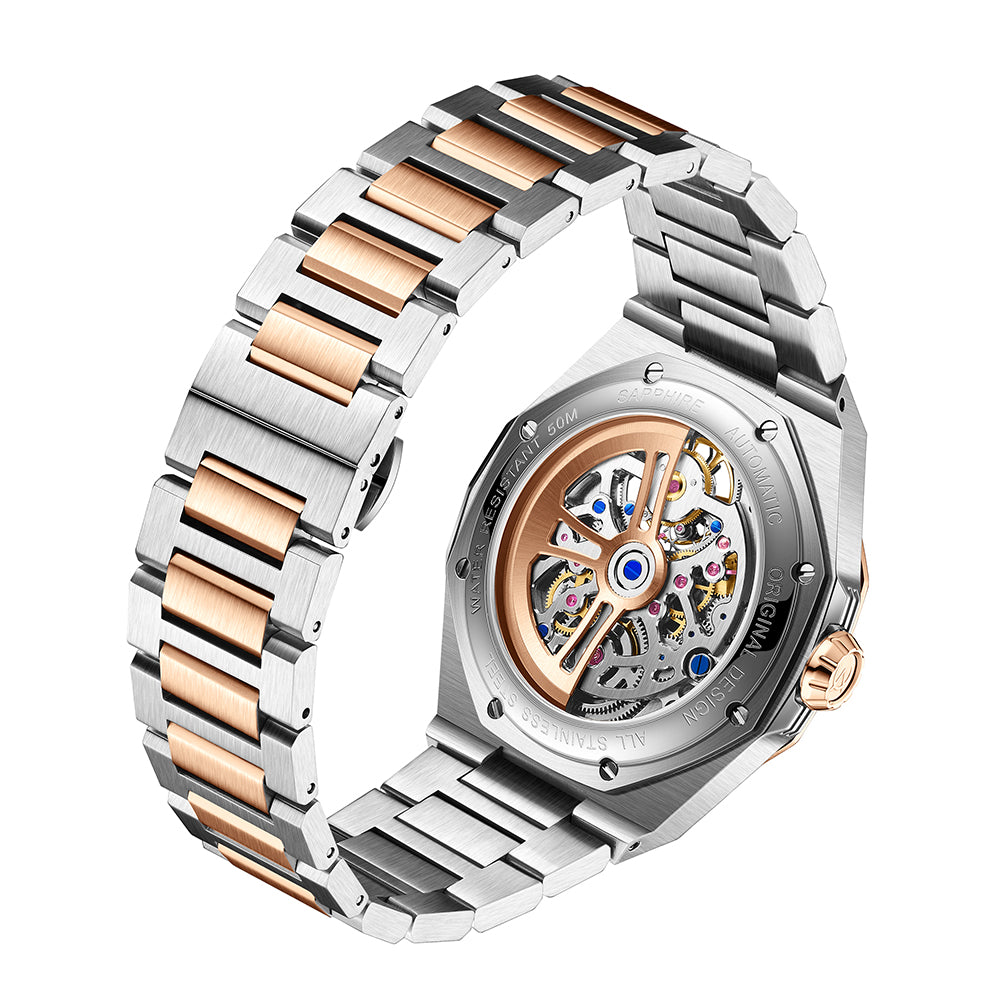 AJUT tourbillon automatic movement watches for man sapphire glass starry sky dial luxury flying mechanical Men's watch 0524