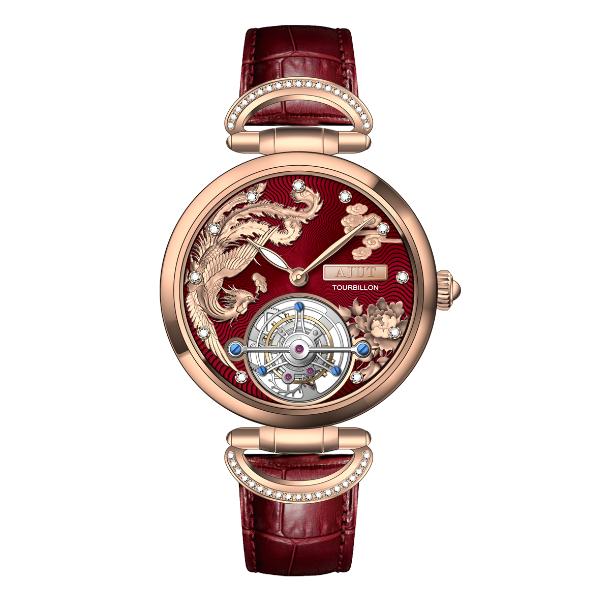 AJUT Luxury Tourbillon Ladies Watch Limited Edition TAL0313