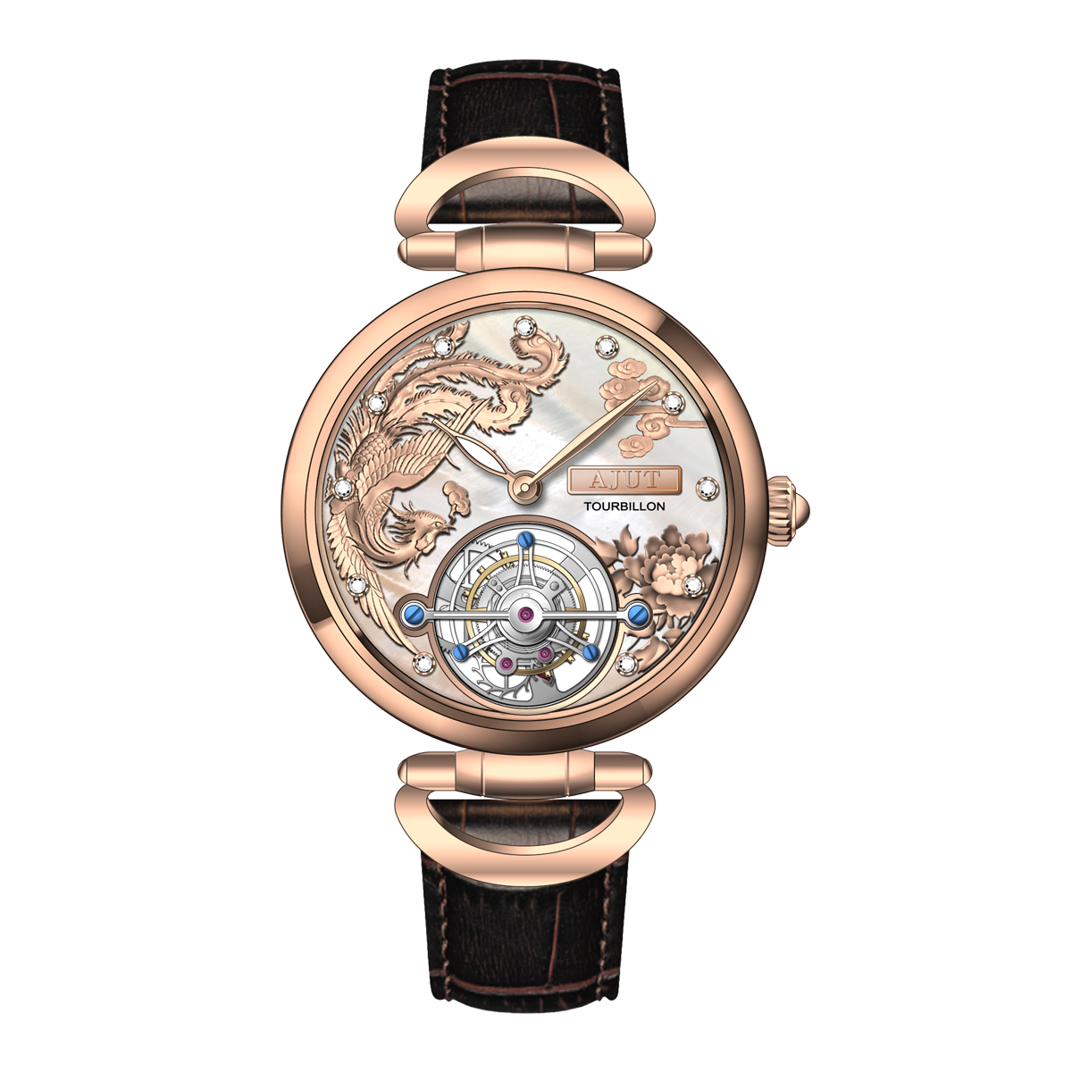 AJUT Luxury Tourbillon Ladies Watch Limited Edition TAL0313